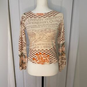 Indiska Y2K Astrological Top